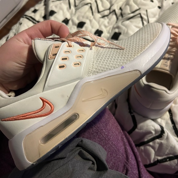 Nike Women's Air Max white and beige sneakers - Picture 3 of 6